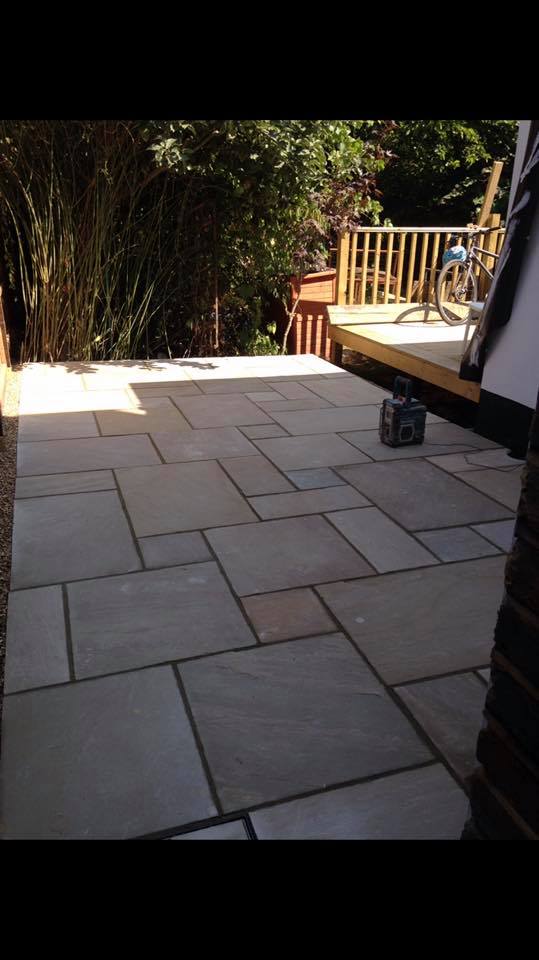 indian sandstone patio wimbledon