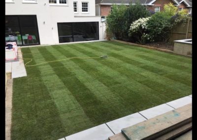 New laid lawn in Wimbledon