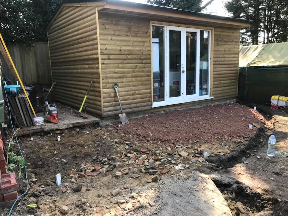 path and patio in Wokingham